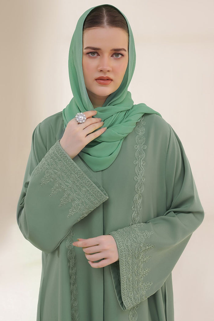 Pistachio Cord Abaya