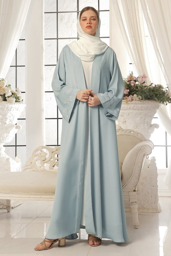 Seashell Embroidered Abaya